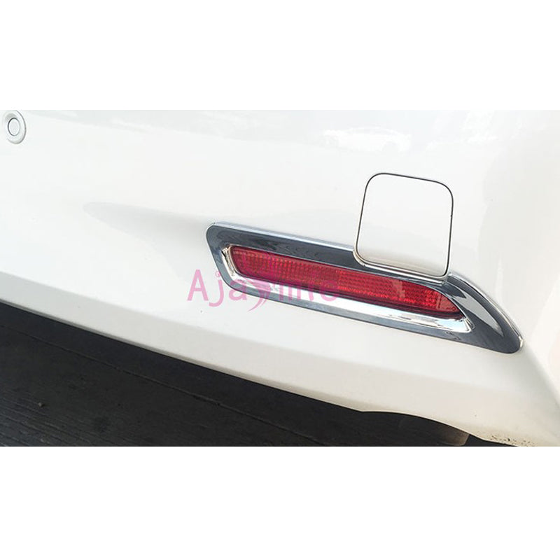 Chrome Car Styling Front and Rear Fog Lamp Cover Light Overlay Panel 2016-2019 For Toyota Alphard 30 Accessories