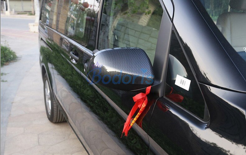 For Mercedes Benz Vito Valente Metris W447 2014-2018 Carbon Fiber Door Mirror Cover Rear View Overlay Car Styling Accessories