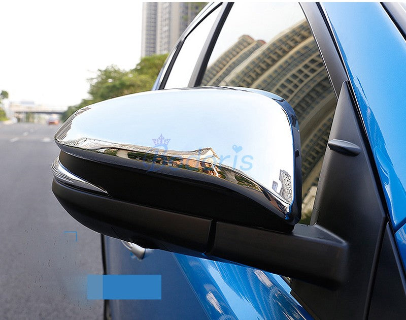 Chrome Car Styling Door Mirror Cover Overlay Rearview Trim Panel Frame 2014 2015 2016 2017 2018 For Toyota RAV4 Accessories