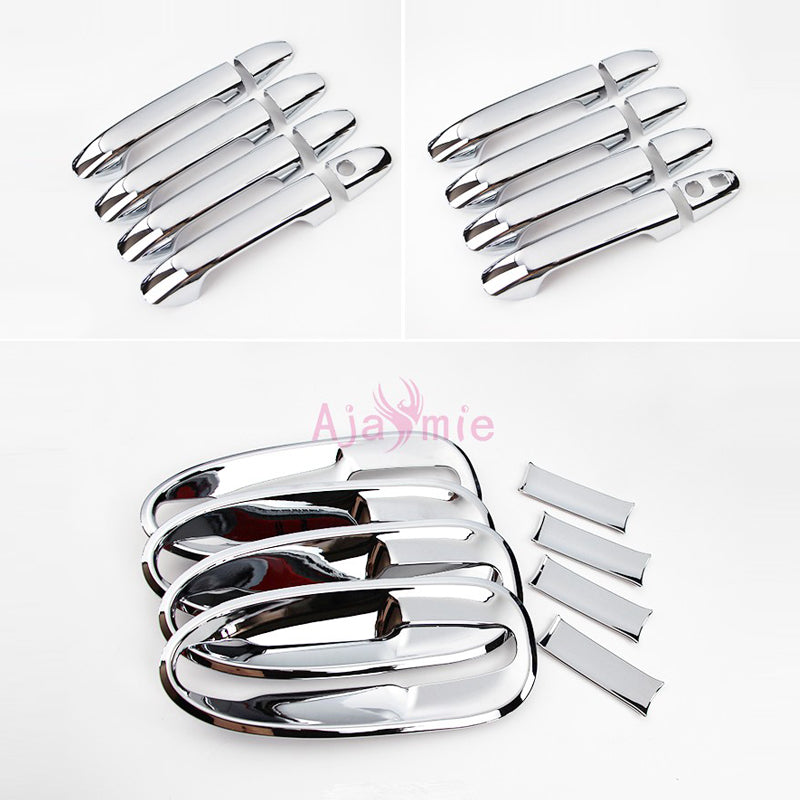 Chrome Car Styling 2014-2018 Door Handle Cover and Bowl Insert Trim Plate For Mercedes Benz Vito V Class V260 W447 Accessories