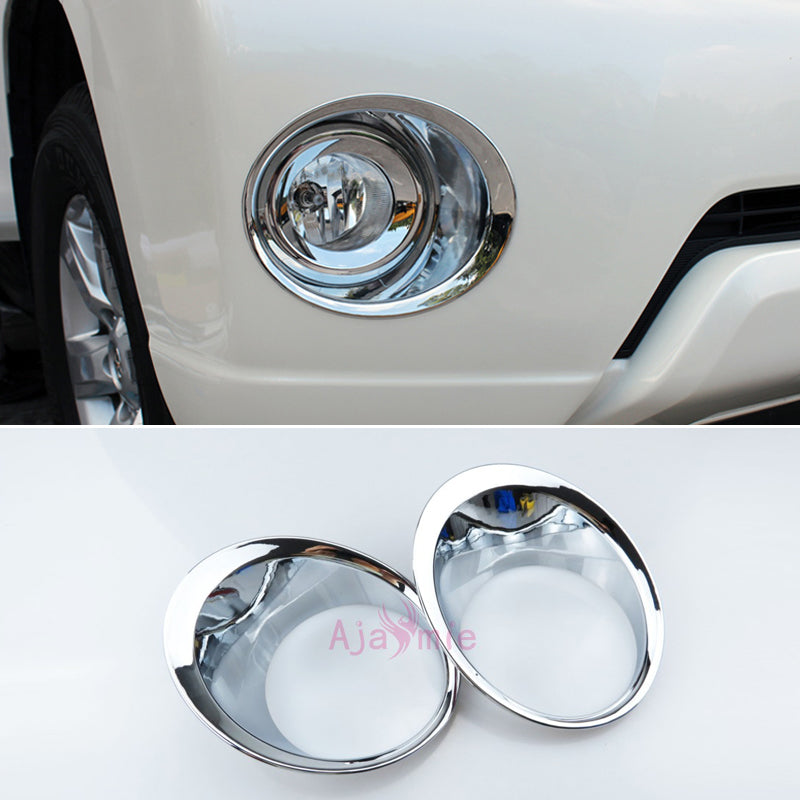 Accessories For Toyota Land Cruiser 150 Prado LC150 FJ150 2014-2017 Front Fog Lamp Cover Light Overlay Trim Chrome Car-Styling