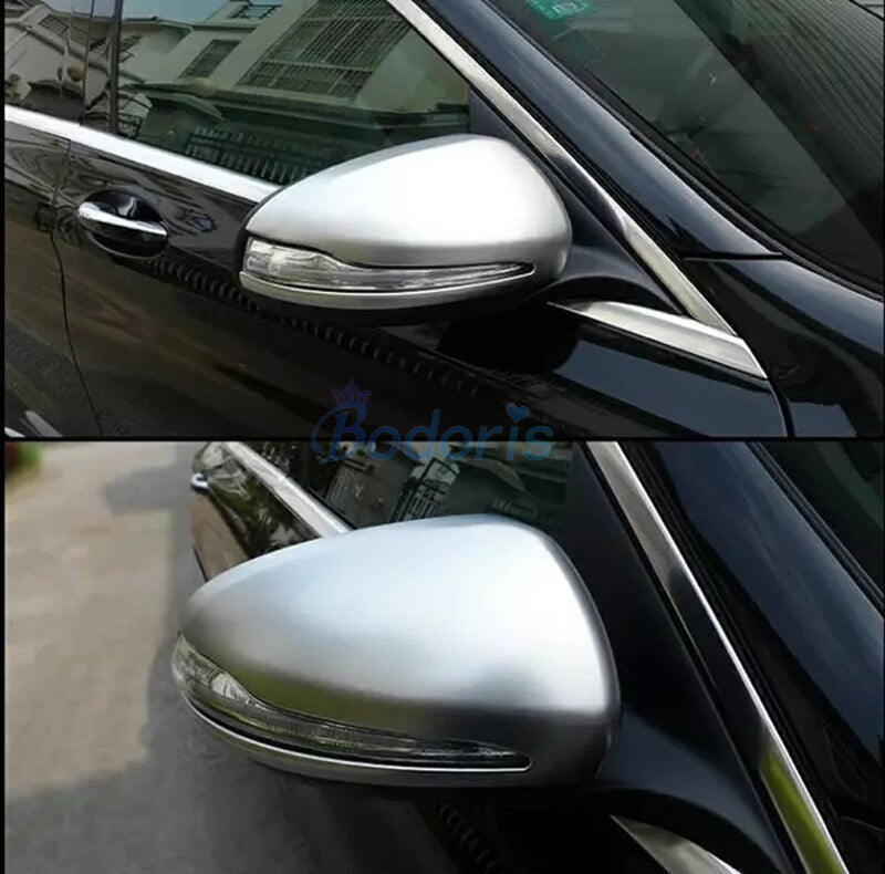 For Mercedes Benz AMG E Class W213 2016 2017 2018 New C Class GLC Door Mirror Overlay Cover Chrome Car Styling Accessores