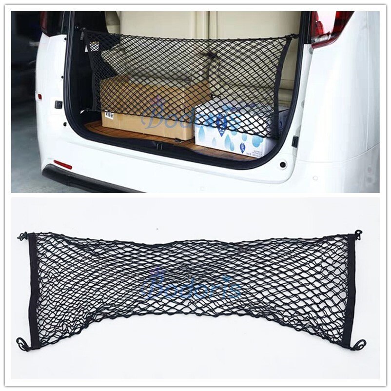 For Toyota Privia Sienna Car Truck Storage Bag Luggage Nets Hooks Organizer Dumpster Elastic Net Mesh Cover Accessories