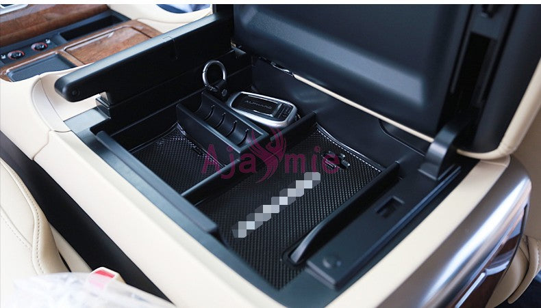 Car Organizer Armrest Glove Storage Box Container Tray Non-slip Mats 2016-2018 For Toyota VELLFIRE 30 Alphard Accessories