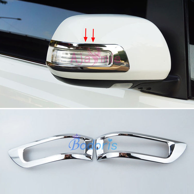 Car Styling Door Mirror Trim Rear view Overlay Garnish Panel Frame 2011-2018 For Toyota Sienna Accessories