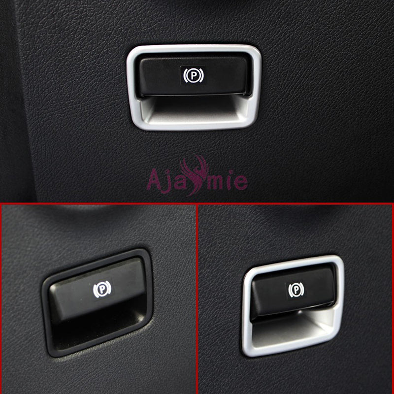 For Mercedes Benz Vito W447 2014 2015 2016 2017 Electrical Park Handbrake Hand Brake Molding Panel Trim Chrome Car Accessories