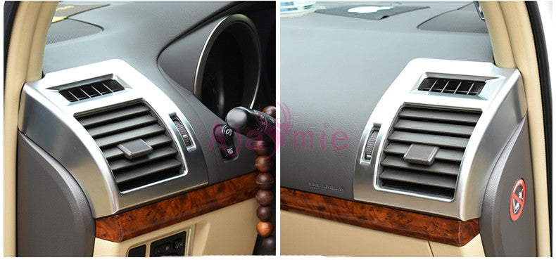 Accessories For Toyota Land Cruiser 150 Prado LC150 FJ150 2010-2018 Side Air Conditioner Vent Cover Trim Wood Car Styling