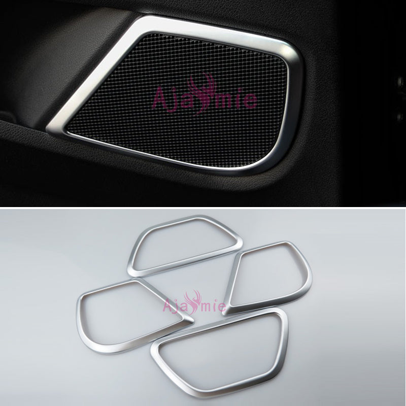 Chrome Interior Door Stereo Loudspeaker Speaker Audio Cover Trim Frame Panel 2014-2018 For Mercedes-Benz Vito W447 Accessories