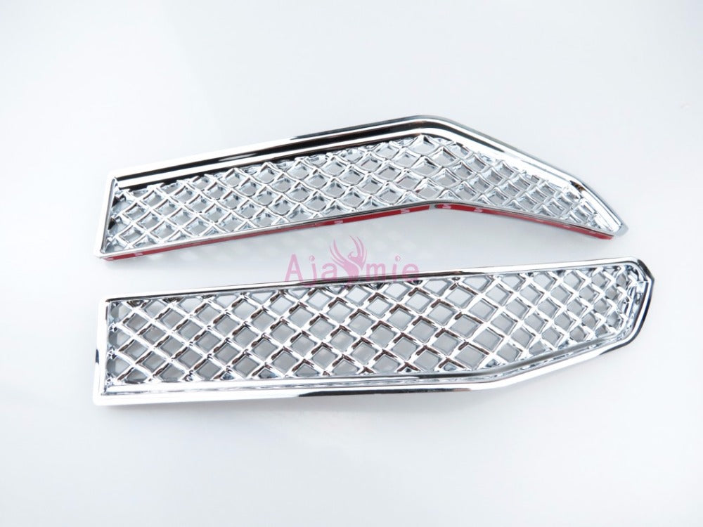 Accessories For Toyota Land Cruiser 150 Prado LC150 FJ150 2018 Below Front Grille Bumper Trims Chrome Car-Styling