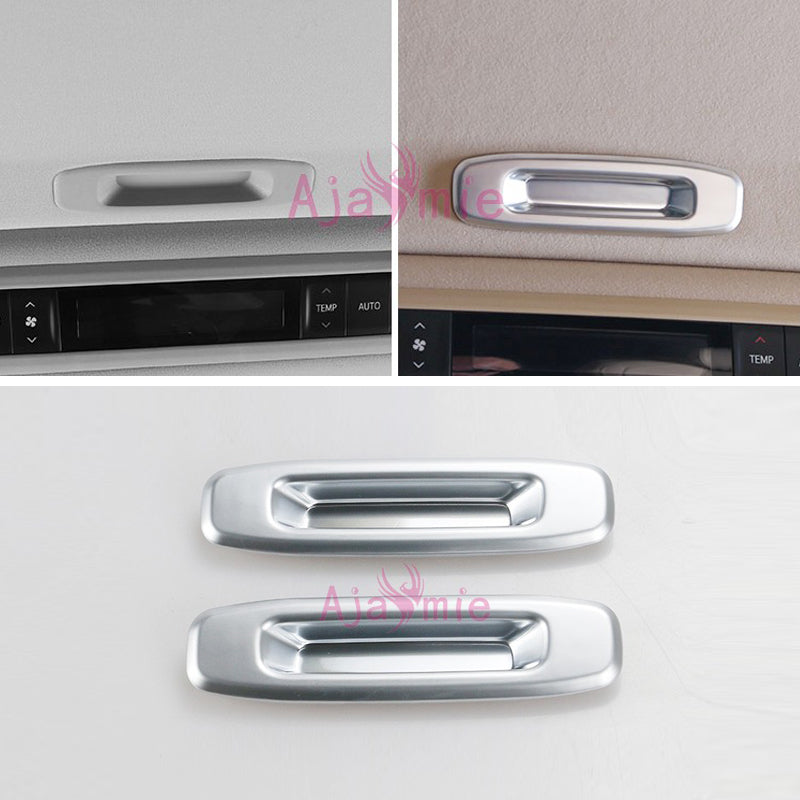 Car Styling Chrome Roof Skylight Handle Cover Trim Sunroof Sticker 2015 2016 2017 2018 For Toyota Alphard Vellfire Accessories