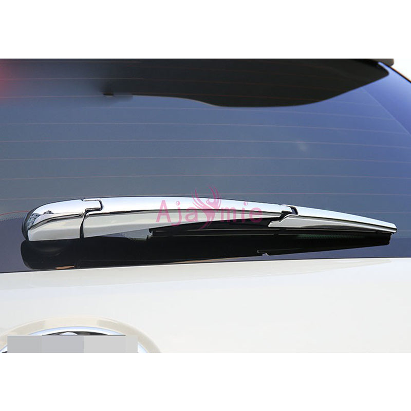 Chrome Car-Styling Rear Window Rain Wiper Cover Overlay Panel Trim 2016 2017 2018 For Toyota LC Land Cruiser 200 Accessories