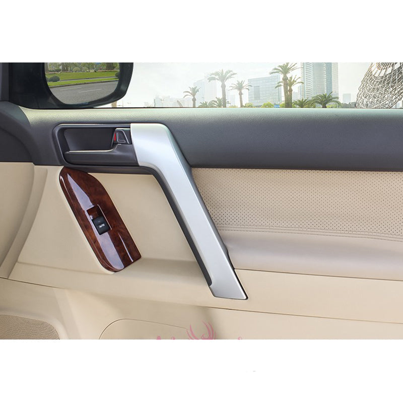 For Toyota Land Cruiser 150 Prado LC150 FJ150 2010-2018 Interior Door Holder Cover Trim Chrome Car Styling Accessories