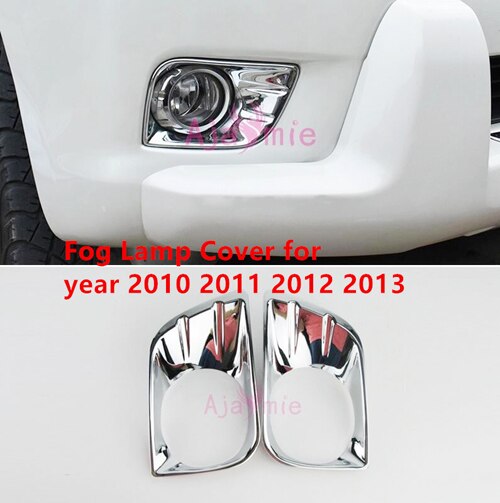 2010-2013 For Toyota Land Cruiser Prado LC 150 FJ150 Car Styling Mirror Handle Fog Lamp Light Cover Chrome For Prado Accessories