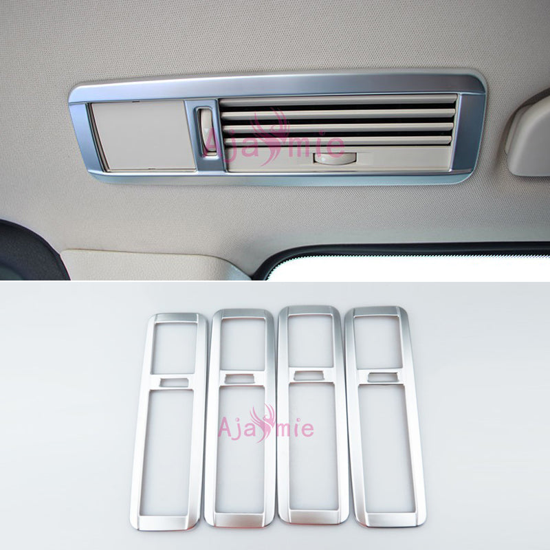 Chrome Roof Air Conditioner AC Vent Outlet Panel Trim 2014 2015 2016 2017 For Mercedes Benz Vito W447 Car Styling Accessories