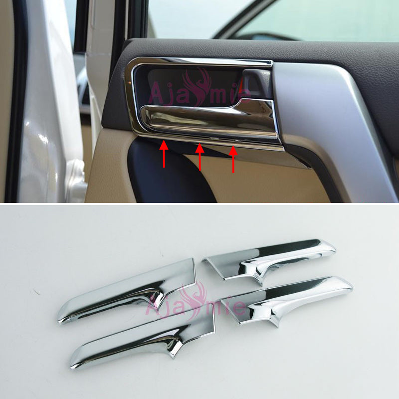 Accessories For Toyota Land Cruiser 150 Prado LC150 FJ150 2010-2018 Interior Door Handle Cover Trim Highlight Chrome Car Styling