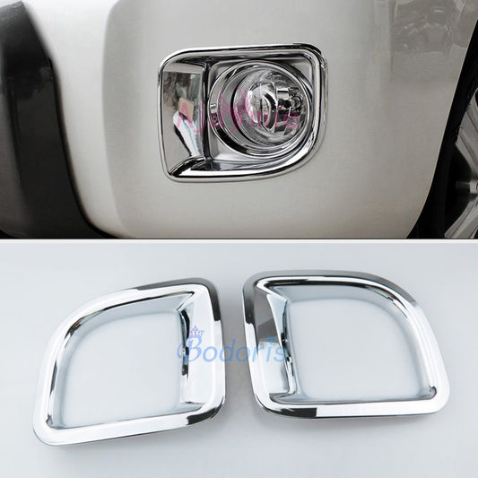 Chrome Car-Styling Front Lamp Cover Light Overlay Panel Trim Year 2012 2013 2014 2015 For Toyota LC Land Cruiser 200 Accessories