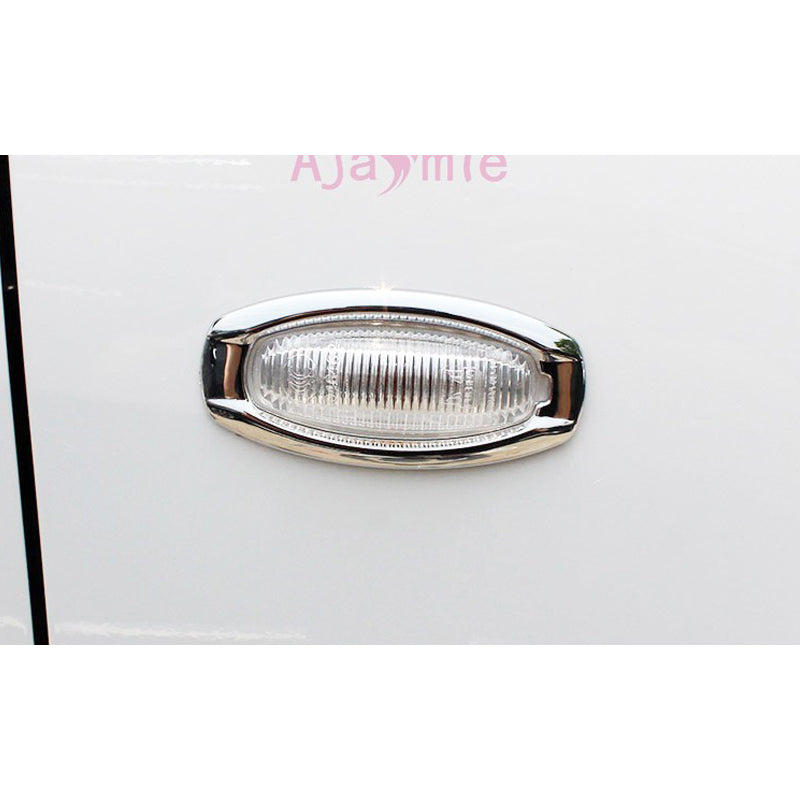 Chrome Car Styling Side Lamp Cover Blinker Overlay Panel Bumper 2014 2015 2016 2017 For Toyota Vios Yaris Sedan Accessories