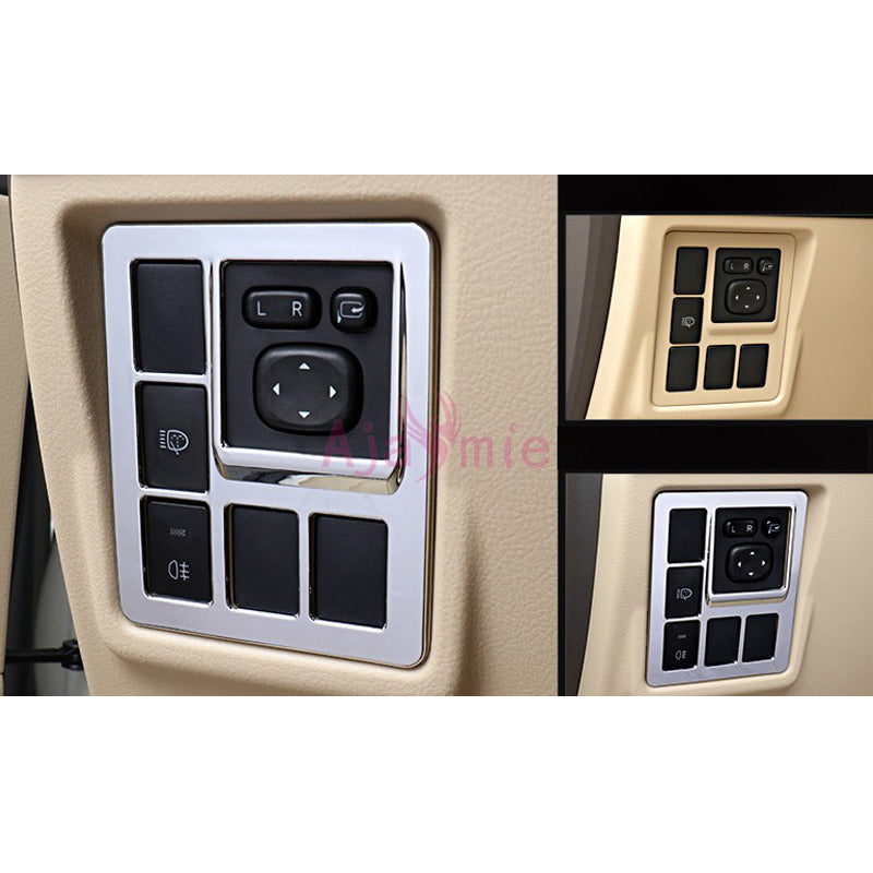 Accessories For Toyota Land Cruiser 150 Prado LC150 FJ150 2010-2017 Interior Fog Lamp Switch Cover Trim Chrome Car-Styling