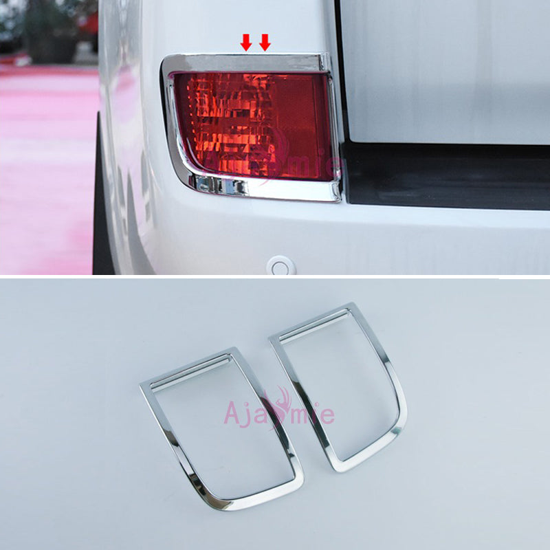 Chrome Car-Styling Rear Lamp Cover Light Overlay Trim Frame Panel 2016 2017 2018 For Toyota Land Cruiser 200 Accessories