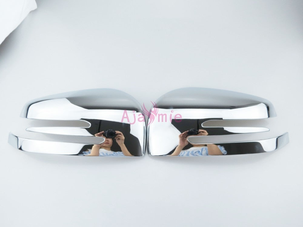 For Mercedes Benz AMG W166 C292 X166 GLE Wagon Coupe GL GLS Class Mirror Cover Rear View Overlay Chrome Car Styling Accessories