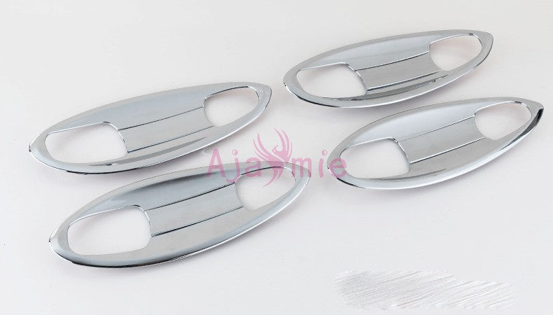 Accessories Fit For Mercedes Benz E Class W213 2016-2018 Door Handle Bowl Insert Overlay Trim Panel Cover Chrome Car Styling