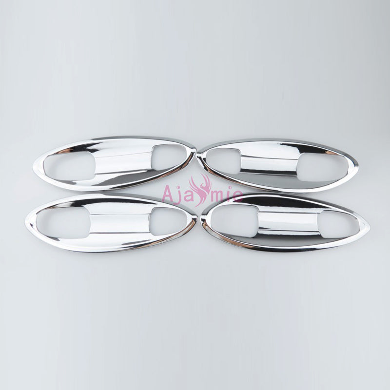 Accessories Fit For Mercedes Benz E Class W213 2016-2018 Door Handle Bowl Insert Overlay Trim Panel Cover Chrome Car Styling