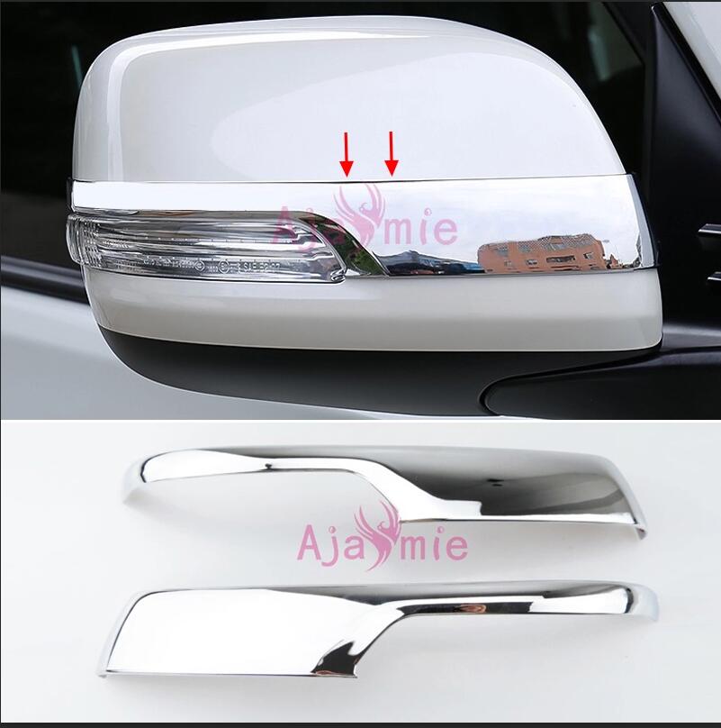 2010-2013 For Toyota Land Cruiser Prado LC 150 FJ150 Car Styling Mirror Handle Fog Lamp Light Cover Chrome For Prado Accessories