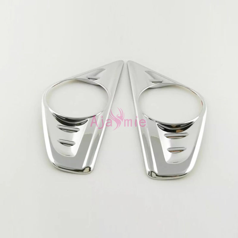 Chrome Car Styling Front and Rear Fog Lamp Cover Light Overlay Panel 2016-2019 For Toyota Alphard 30 Accessories