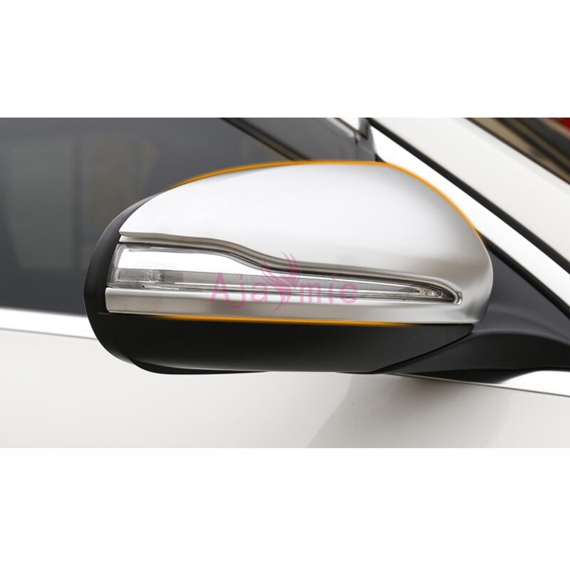 For Mercedes Benz AMG E Class W213 2016 2017 2018 New C Class GLC Door Mirror Overlay Cover Chrome Car Styling Accessores