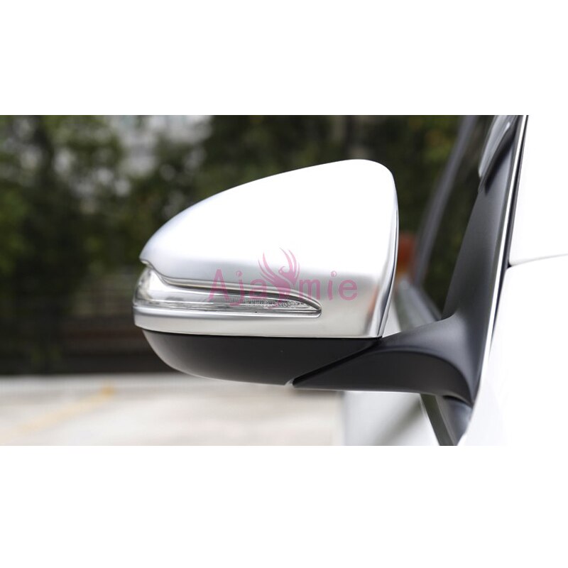 For Mercedes Benz AMG E Class W213 2016 2017 2018 New C Class GLC Door Mirror Overlay Cover Chrome Car Styling Accessores