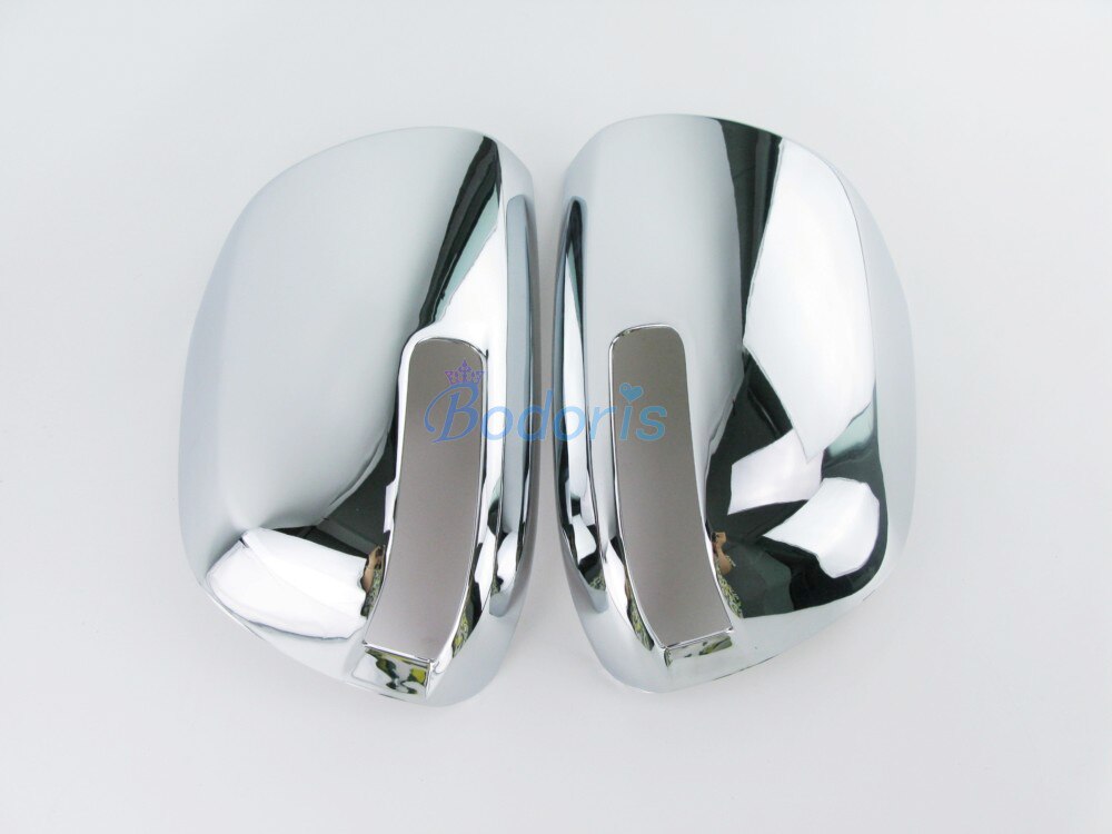 2012-2015 Door Mirror Trim Cover ABS 2 pcs Chrome Detector Car Styling For Toyota Fortuner SW4 Accessories