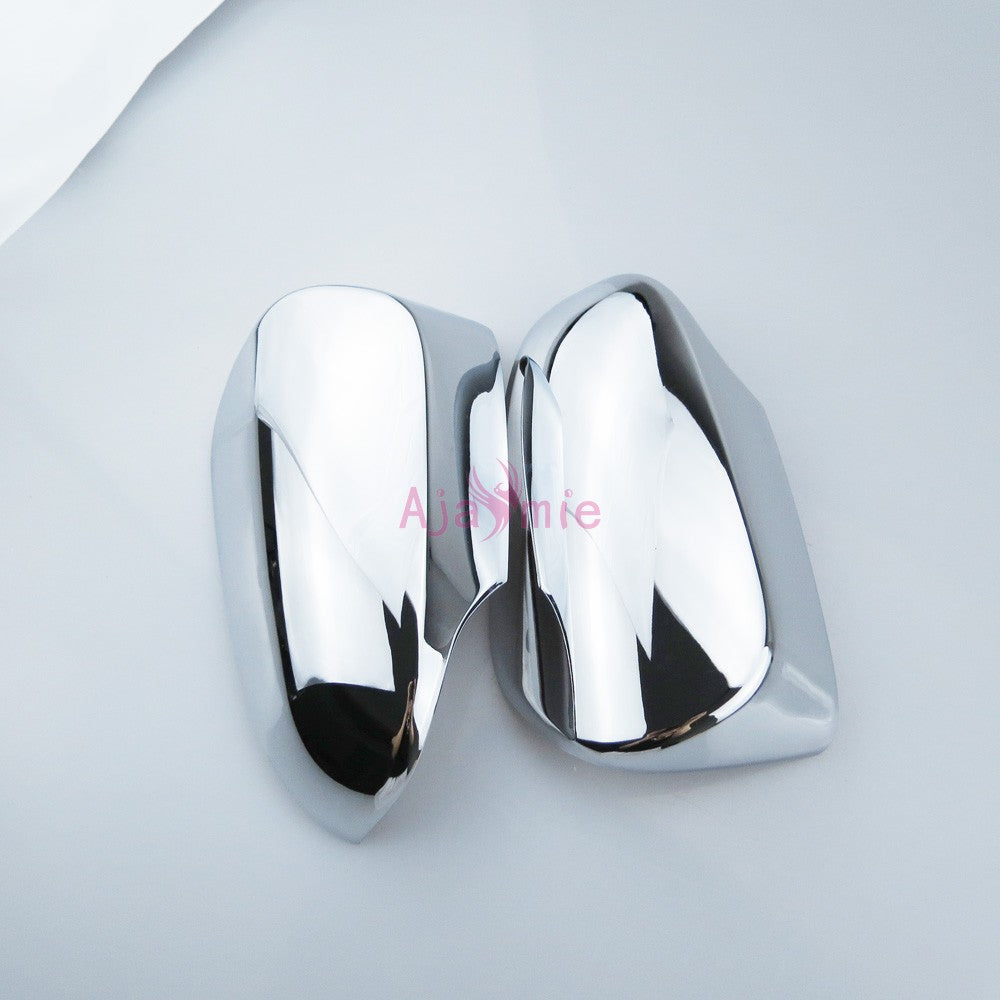 Door Mirror Cover Rear View Overlay Trim Frame Panel 2012 2013 2014 Chrome Car Styling For Toyota Yaris Accessories