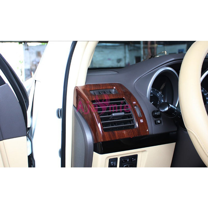 Accessories For Toyota Land Cruiser 150 Prado LC150 FJ150 2010-2018 Side Air Conditioner Vent Cover Trim Wood Car Styling