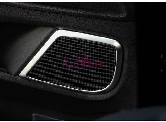 Chrome Interior Door Stereo Loudspeaker Speaker Audio Cover Trim Frame Panel 2014-2018 For Mercedes-Benz Vito W447 Accessories