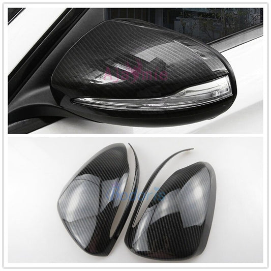 For Mercedes Benz AMG E Class 2016 2017 2018 W213 E200 E300 E400 Car Styling Carbon Fiber Color Door Mirror Overlay Accessories