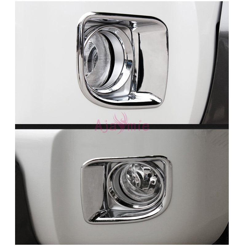 Chrome Car-Styling Front Lamp Cover Light Overlay Panel Trim Year 2012 2013 2014 2015 For Toyota LC Land Cruiser 200 Accessories