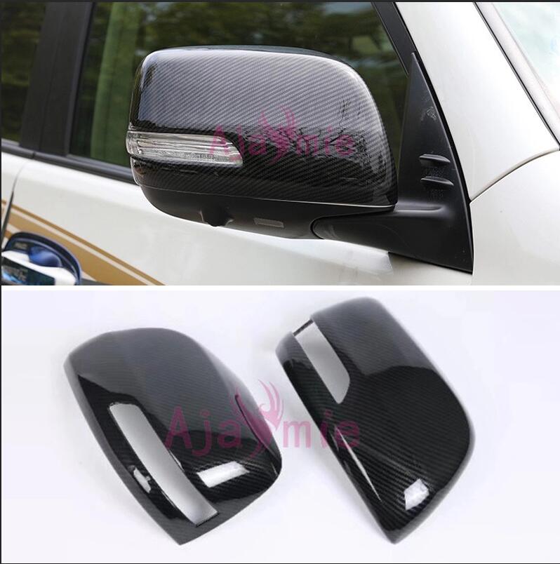 For Toyota Land Cruiser 150 Prado LC150 FJ150 2010-2018 Door Mirror Cover Rear View Overlay Chrome Car Styling Accessories