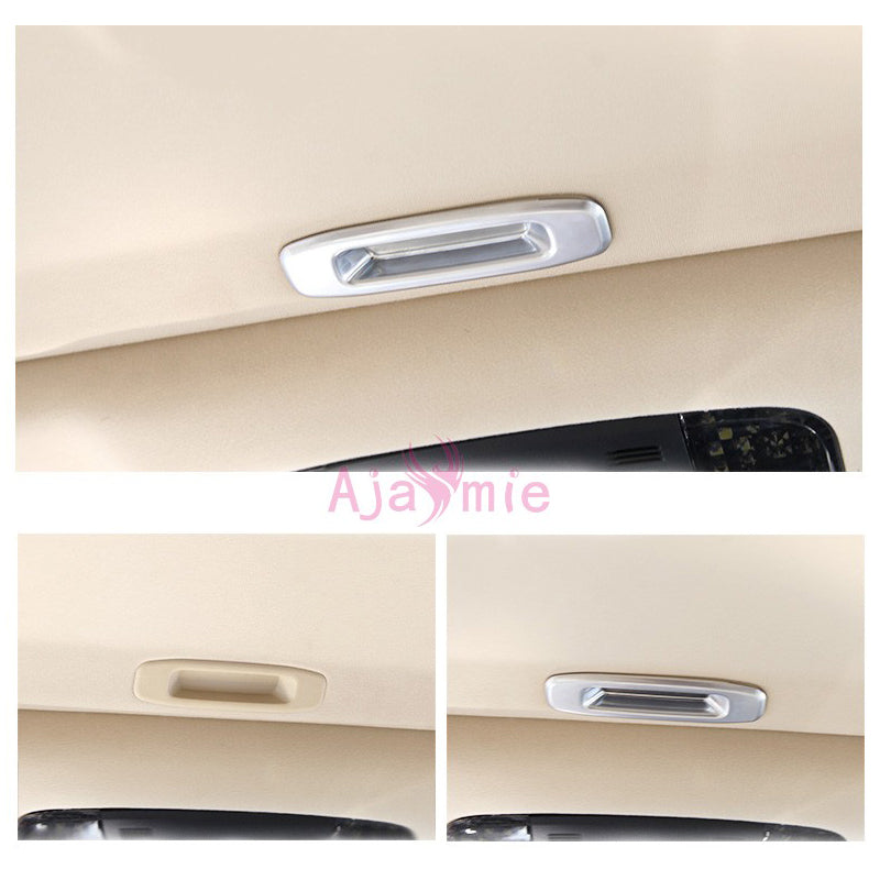 Car Styling Chrome Roof Skylight Handle Cover Trim Sunroof Sticker 2015 2016 2017 2018 For Toyota Alphard Vellfire Accessories