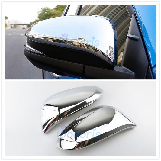 Door Mirror Overlay Cover Trim Rear View Protector Chrome Car Styling 2015 2016 2017 2018 For Toyota Hilux Revo Accessories