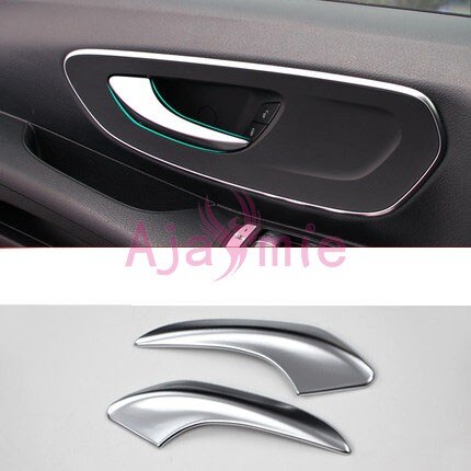 For Mercedes Benz Vito W447 2014 2015 2016 2017 2018 Key Chain Storage Interior Moulding Trims Chrome Car Styling Accessories