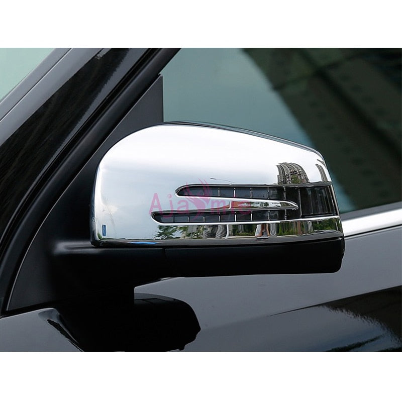 For Mercedes Benz AMG W166 C292 X166 GLE Wagon Coupe GL GLS Class Mirror Cover Rear View Overlay Chrome Car Styling Accessories