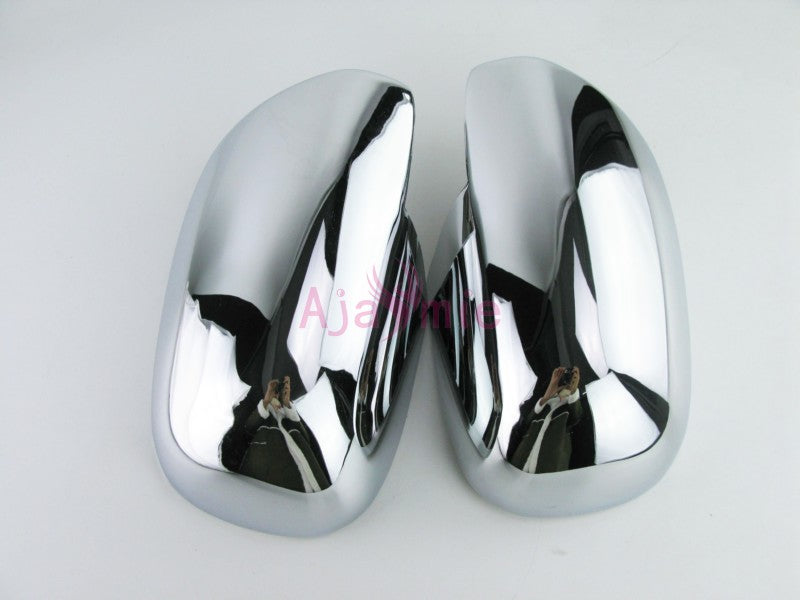 Accessories Door Mirror Cover Overlay Without Lamp for Corolla 2008 2009 2010 Yaris Vios XP90 2005-2013 Chrome Car Styling