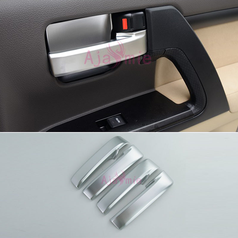 2010-2018 Interior Door Holder trims Handle Cover Widow Glass Switch  Chrome Car Styling For Toyota Land Cruiser 200 Accessories