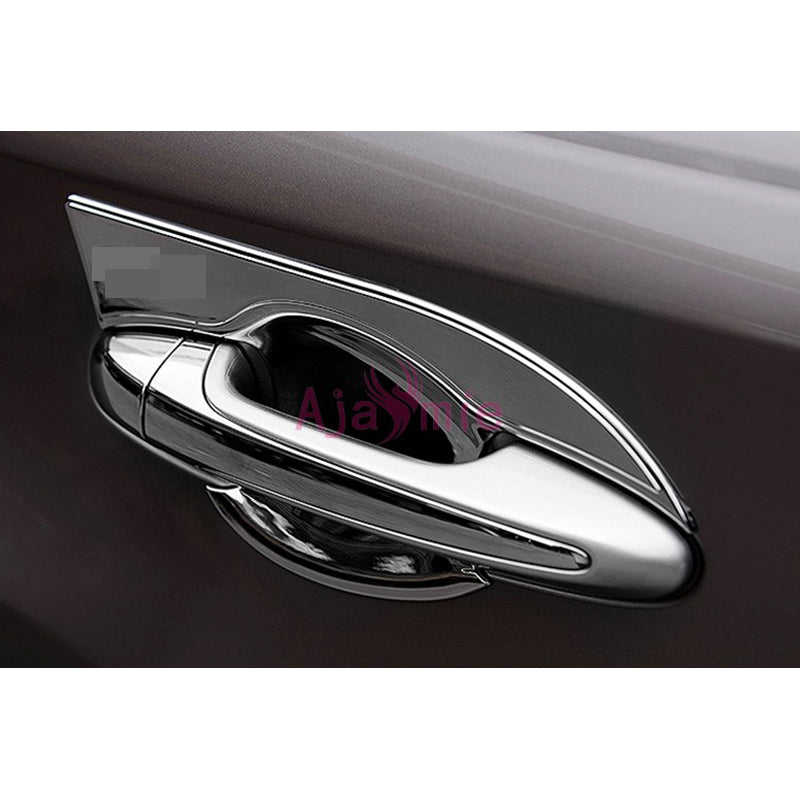 For Toyota RAV4 2014 2015 2016 2017 2018 Door Handle Bowl Insert Overlay Trim Garnish Panel Frame Chrome Car Styling Accessories