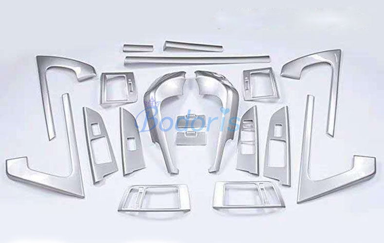 19 pcs For Toyota LC Land Cruiser 200 2008-2015  Interior Door Holder Handle Cover Moulding Trim Chrome Car-Styling Accessories
