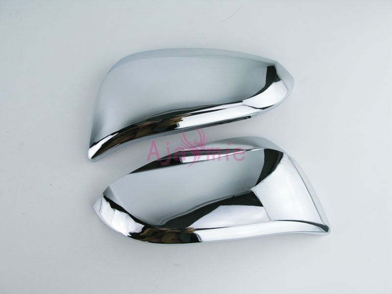 2015-2017 Door Mirror Cover Overlay Trim Chrome Detector Frame Panel Car Styling For Toyota Highlander Accessories