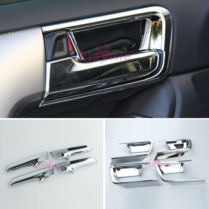 Accessories For Toyota Land Cruiser 150 Prado 2018 2019 LC150 FJ150 Interior Door Handle Bowl Cover Trim Chrome Car Styling