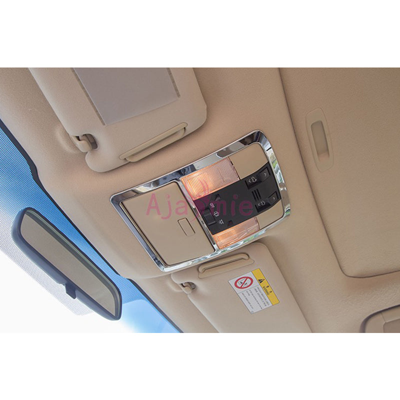 Accessories For Toyota Land Cruiser 150 Prado LC150 FJ150 2010-2017 Interior Reader Lamp Cover Trim Chrome Car Styling