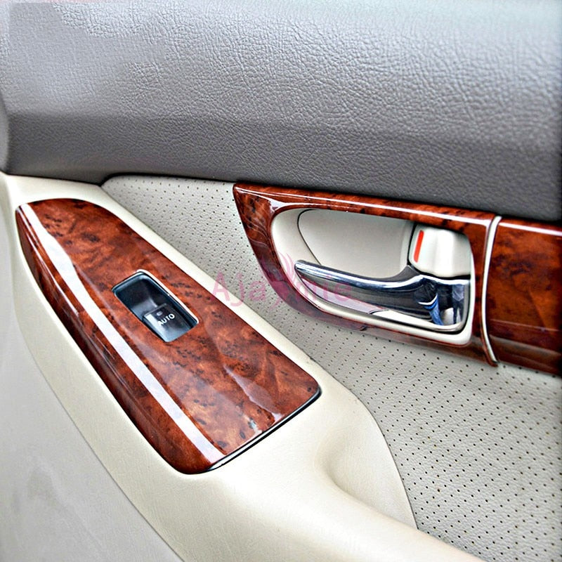 Wooden Color Trim Panel Cover 2003 2004 2005 2006 2007 2008 2009 Car Styling For Toyota Land Cruiser Prado FJ120 Accessories