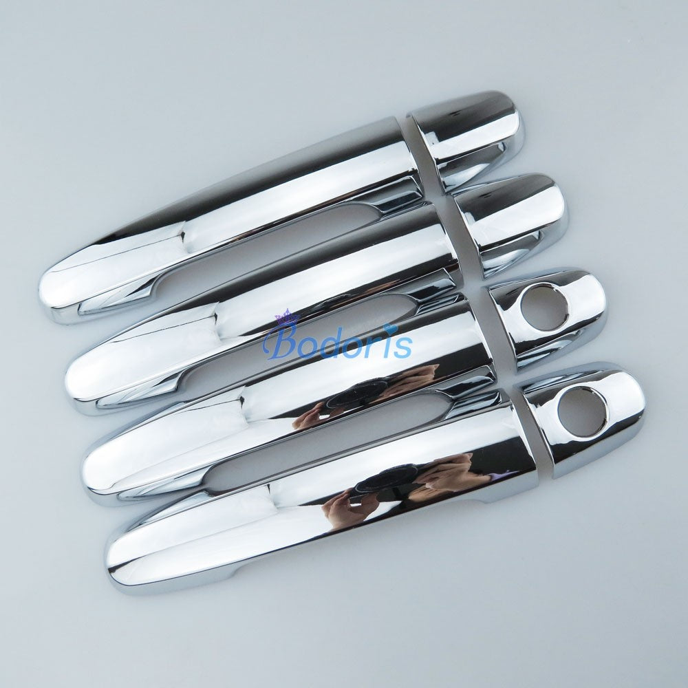 Accessories For TOYOTA Innova 2012 2013 2014 Door Handle Cover Overlay Frame Garnish Panel ABS Chrome Car Styling Accessories